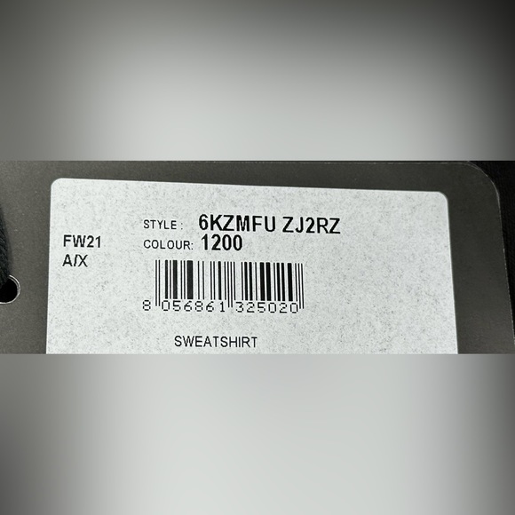 ARMANI EXCHANGE CREW NECK EAGLE SWEATSHIRT - Picture 9 of 10